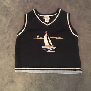Sailboat Sweater-Vest (18 months)